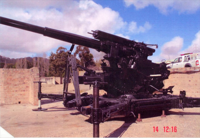 QF 3.7 Inch Anti Aircraft Gun mark II C