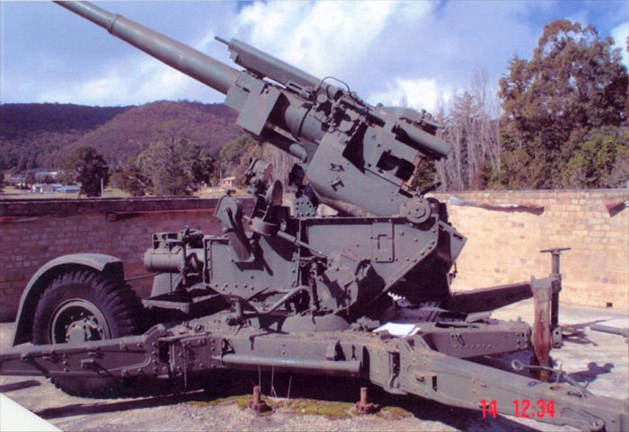 QF 3.7 Inch Anti Aircraft Gun Mark II