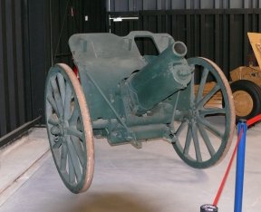 QF 4.5 inch Howitzer Mark II on Carriage Mark I