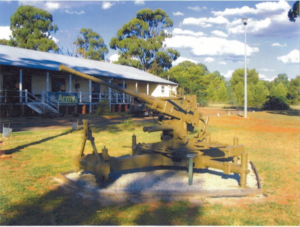 40 mm Bofors Anit Aircraft Gun Mark I on Mark II Carriage